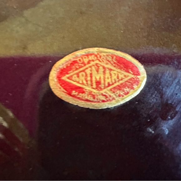 Vintage Artmark Mug Whistle For Your Beer Brown Drip Glaze - Japan - Picture 9 of 13